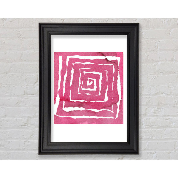 Perspections Gerahmtes Leinwandbild Pink Puzzle Wayfair De